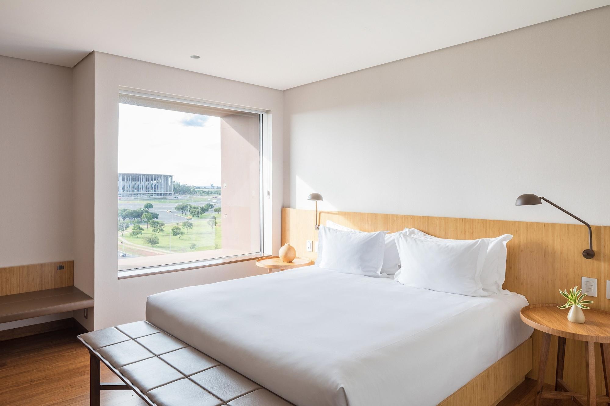 B Hotel Brasília Eksteriør bilde A bedroom at the hotel