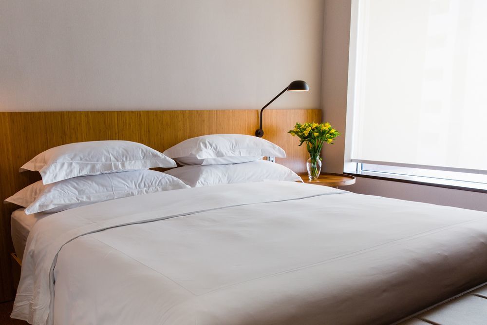 B Hotel Brasília Eksteriør bilde A bed